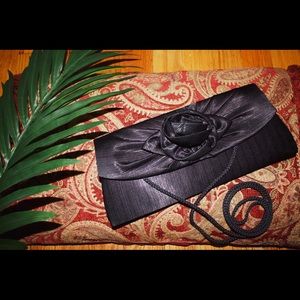Formal Rose black purse